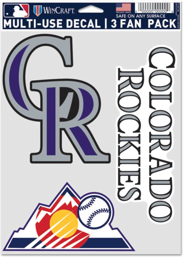 WinCraft Colorado Rockies 3-Pack Decal