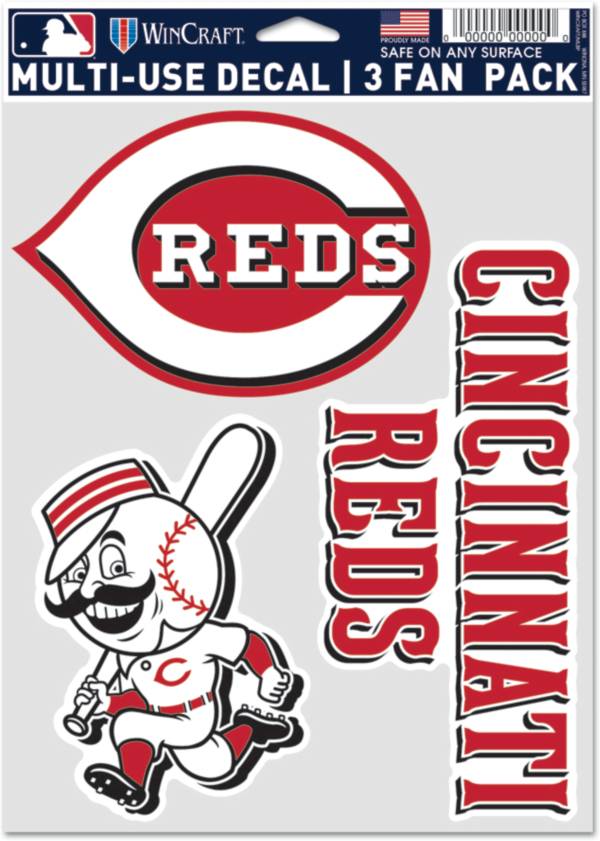 WinCraft Cincinnati Reds 3-Pack Decal