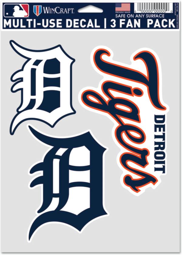 WinCraft Detroit Tigers 3-Pack Decal