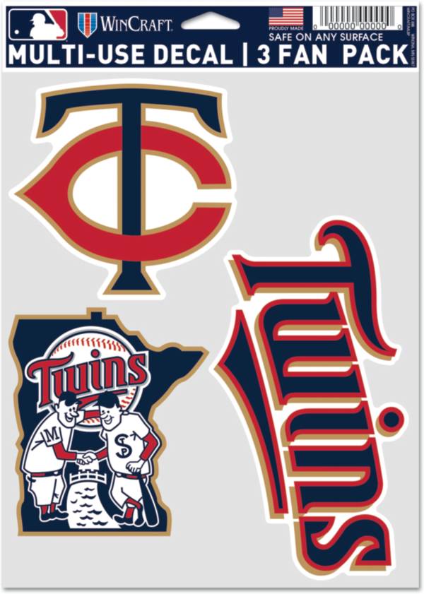 WinCraft Minnesota Twins 3-Pack Decal