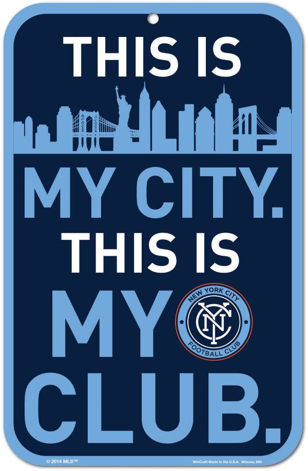 Wincraft New York City FC Plastic Sign