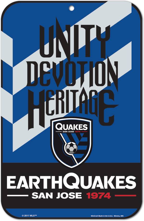 Wincraft San Jose Earthquakes Plastic Sign