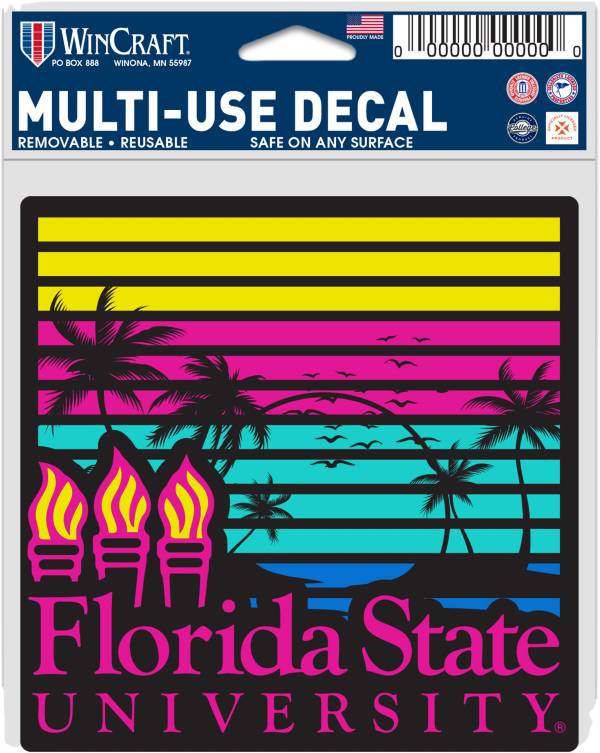 WinCraft Florida State Seminoles Beach Collection Perfect Cut Decal product image