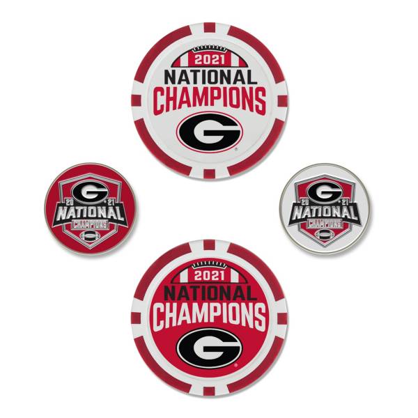 Team Effort Georgia 2022 CFP Champions Golf Ball Marker Set