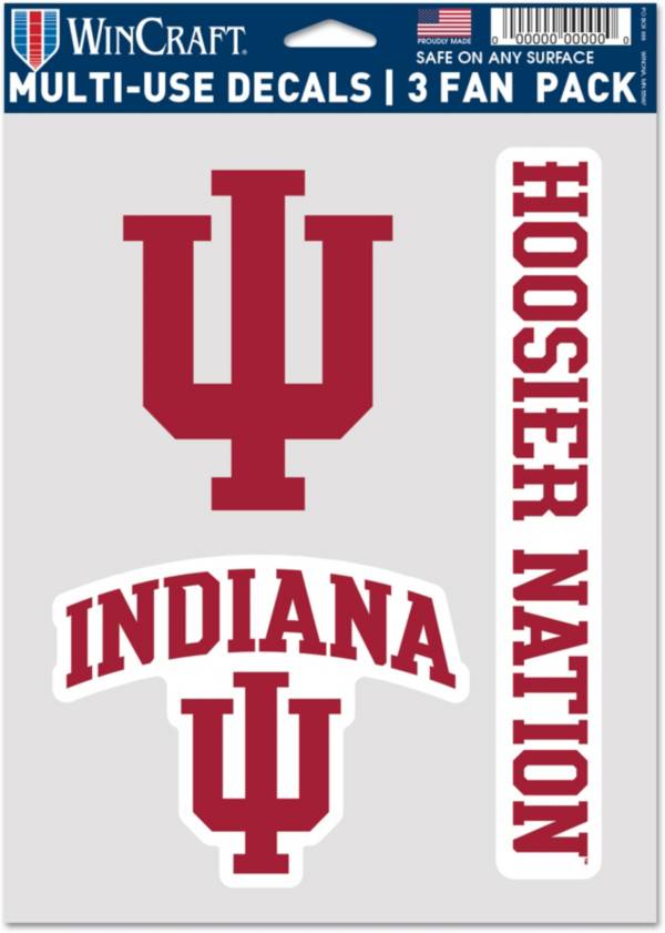 WinCraft Indiana Hoosiers 3 Pack Fan Decal product image
