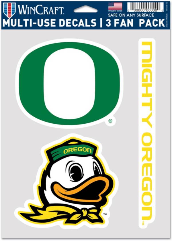 WinCraft Oregon Ducks 3 Pack Fan Decal product image