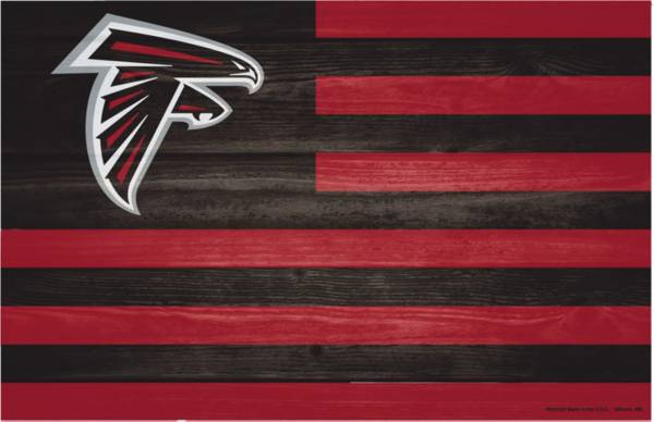 WinCraft Atlanta Falcons 11'' x 17'' Americana Flag Sign product image