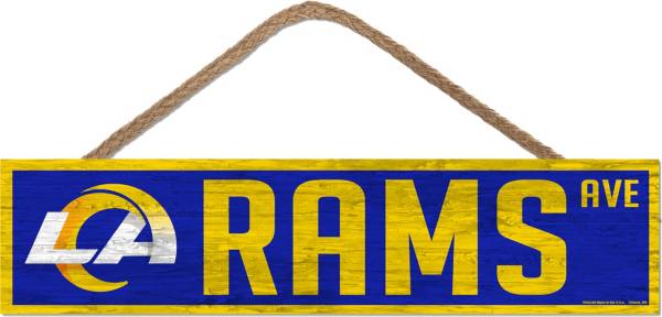 WinCraft Los Angeles Rams 4'' x 17'' Rope Sign product image