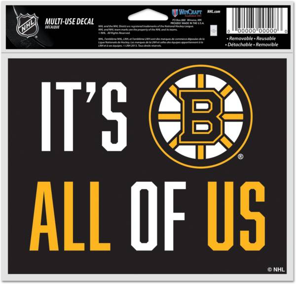 WinCraft Boston Bruins 2022 NHL Stanley Cup Playoffs Multi-Use Decal