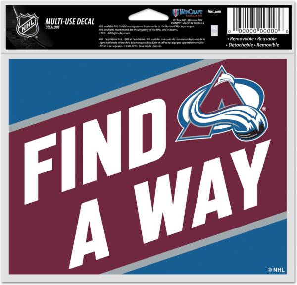 WinCraft Colorado Avalanche 2022 NHL Stanley Cup Playoffs Multi-Use Decal