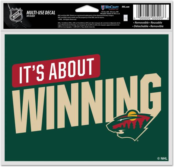 WinCraft Minnesota Wild 2022 NHL Stanley Cup Playoffs Multi-Use Decal