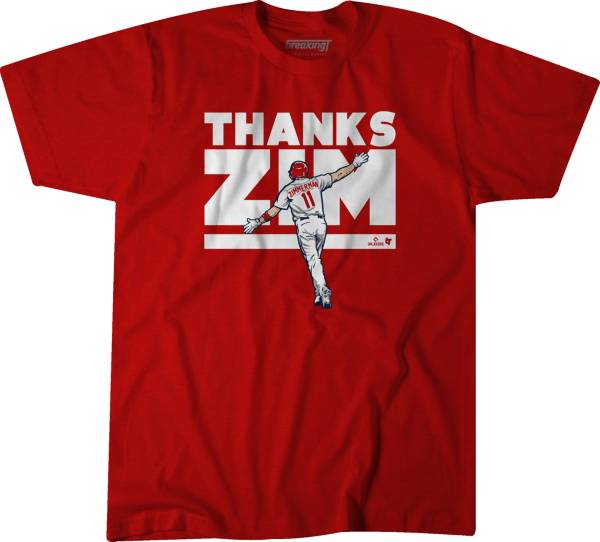 BreakingT Men's 'Thanks' Red Graphic T-Shirt