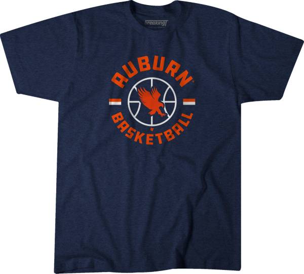 BreakingT Auburn Tigers Blue Basketball T-Shirt
