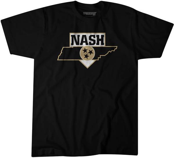 BreakingT Vanderbilt Commodores Black Nashville Home T-Shirt product image