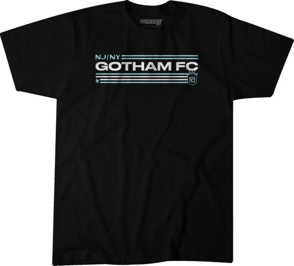 BreakingT Gotham FC Stripes Black T-Shirt product image