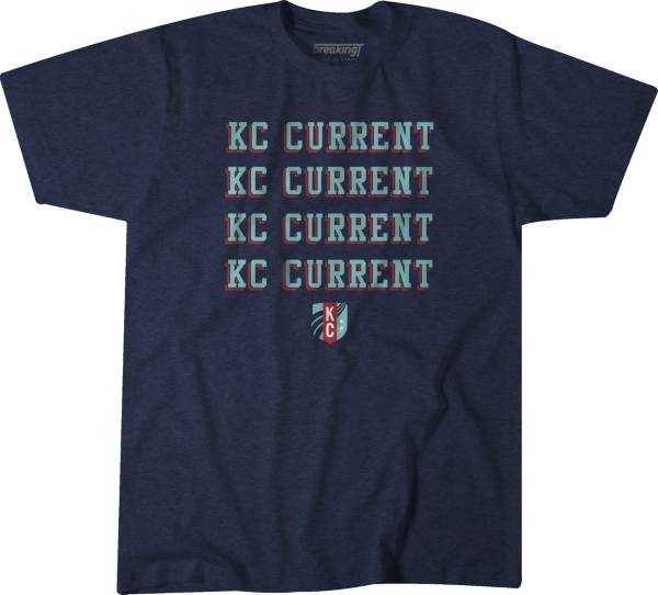 BreakingT Kansas City Current Repeat Navy T-Shirt product image