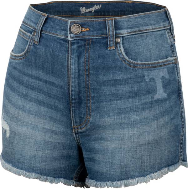 Wrangler Women's Tennessee Volunteers Light Blue Retro High Rise Shorts product image