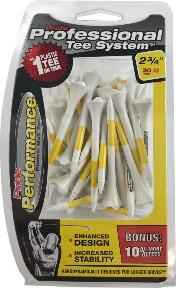 Pride Sports 2.75" Evolution Golf Tees – 30-Pack