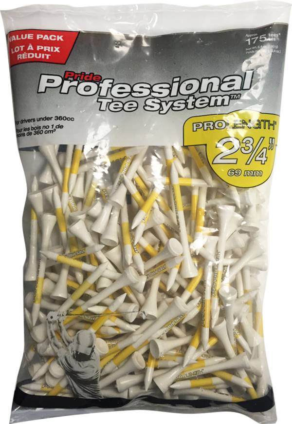 Pride Sports 2.75" Golf Tees – 175-Pack