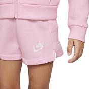 Nike Little Girls' Club Fleece Shorts And Full Zip Set product image