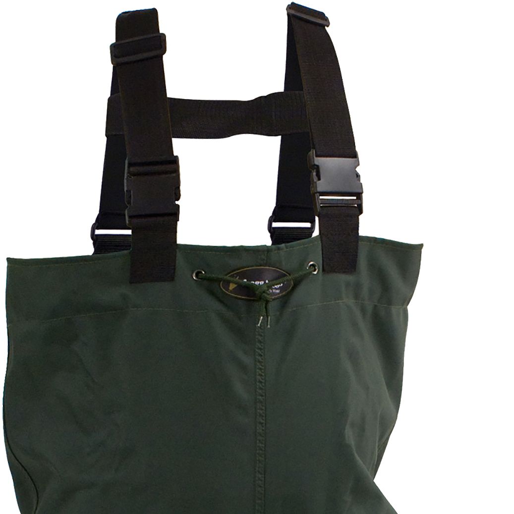 FROGG TOGGS Bull Frogg Cuissardes en toile PVC 3 plis pour homme, semelle extérieure à crampons ou en feutre