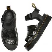 Dr. Martens Women's Blaire Wild Croc Platform Sandals product image