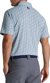 FootJoy Men's Confetti Print Pique Self Collar Golf Polo product image