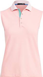 RLX Golf Women's Sleeveless Stripe Collar Golf Polo | Golf Galaxy