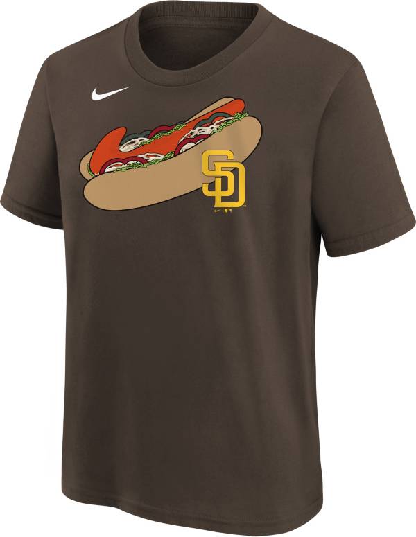 Nike Youth San Diego Padres Brown Local T-Shirt