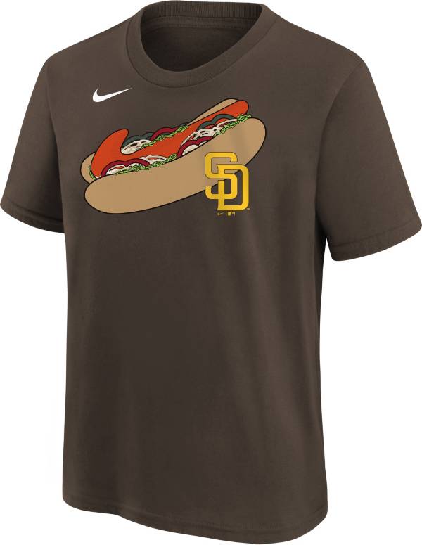 Nike Youth  San Diego Padres Brown Local T-Shirt product image