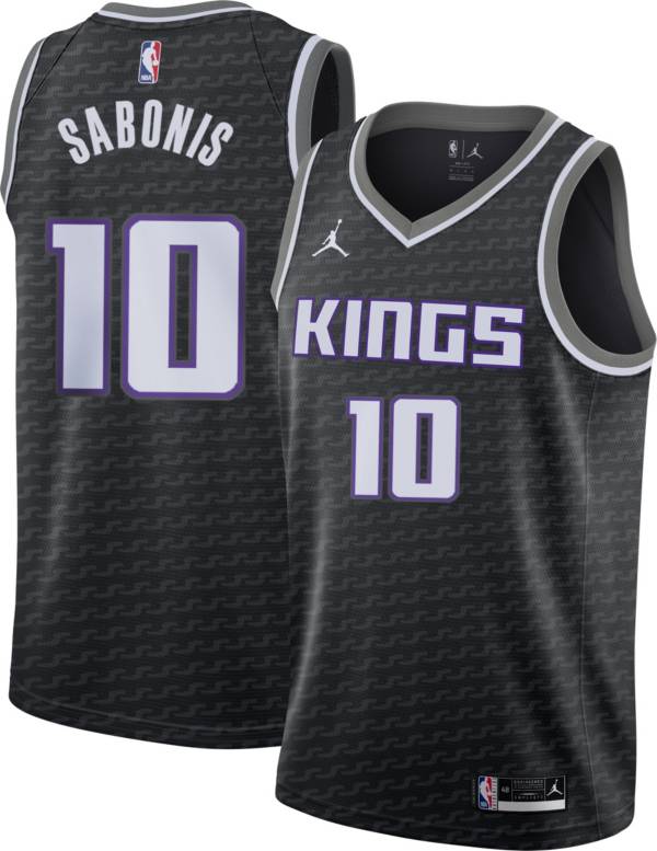 Nike Men's Sacramento Kings Domantas Sabonis #10 Black Dri-FIT Swingman Jersey