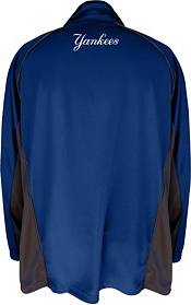MLB Men's Big and Tall New York Yankees Navy Quarter-Zip Sweatshirt product image