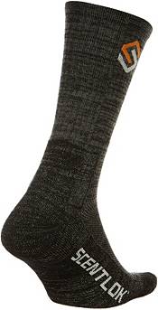 Grey, Medium Scentlok Men's Everyday Sock 
