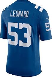 Nike Men's Indianapolis Colts Darius Leonard #53 Blue Limited Jersey product image