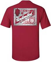 New World Graphics Men's Arkansas Razorbacks Cardinal Ducks Unlimited Label T-Shirt product image