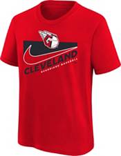 Nike Youth Boys' Cleveland Indians Red 4-7 Swoosh T-Shirt product image