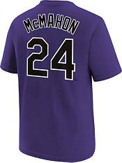 Nike Youth Colorado Rockies Ryan McMahon #24 Purple T-Shirt product image