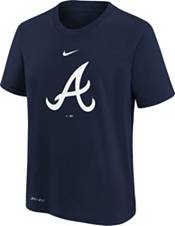 Nike Youth Boys' Atlanta Braves Navy Logo Legend T-Shirt product image