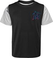 MLB Team Apparel Youth Miami Marlins Teal Practice T-Shirt product image