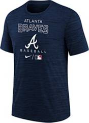 Nike Youth Boys' Atlanta Braves Navy Authentic Collection Velocity T-Shirt product image