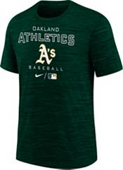 Nike Youth Boys' Oakland Athletics Green Authentic Collection Velocity T-Shirt product image