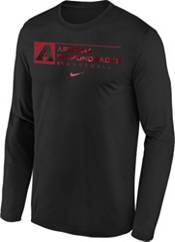Nike Youth Boys' Arizona Diamondbacks Black Authentic Collection Dri-FIT Legend Long Sleeve T-Shirt product image