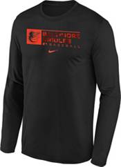 Nike Youth Boys' Baltimore Orioles Black Authentic Collection Dri-FIT Legend Long Sleeve T-Shirt product image