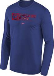 Nike Youth Boys' Chicago Cubs Blue Authentic Collection Dri-FIT Legend Long Sleeve T-Shirt product image