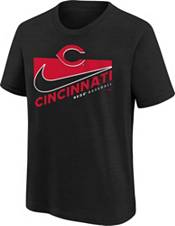 Nike Youth Boys' Cincinnati Reds Black Swoosh Town T-Shirt product image