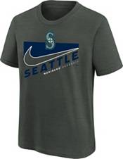 Nike Youth Boys' Seattle Mariners Dark Gray Swoosh Town T-Shirt product image