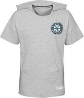 MLB Girls' Seattle Mariners Gray Clubhouse Short Sleeve Hoodie product image