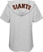 MLB Girls' San Francisco Giants Gray Clubhouse Short Sleeve Hoodie product image