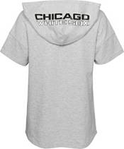 MLB Girls' Chicago White Sox Gray Clubhouse Short Sleeve Hoodie product image
