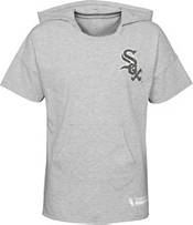 MLB Girls' Chicago White Sox Gray Clubhouse Short Sleeve Hoodie product image
